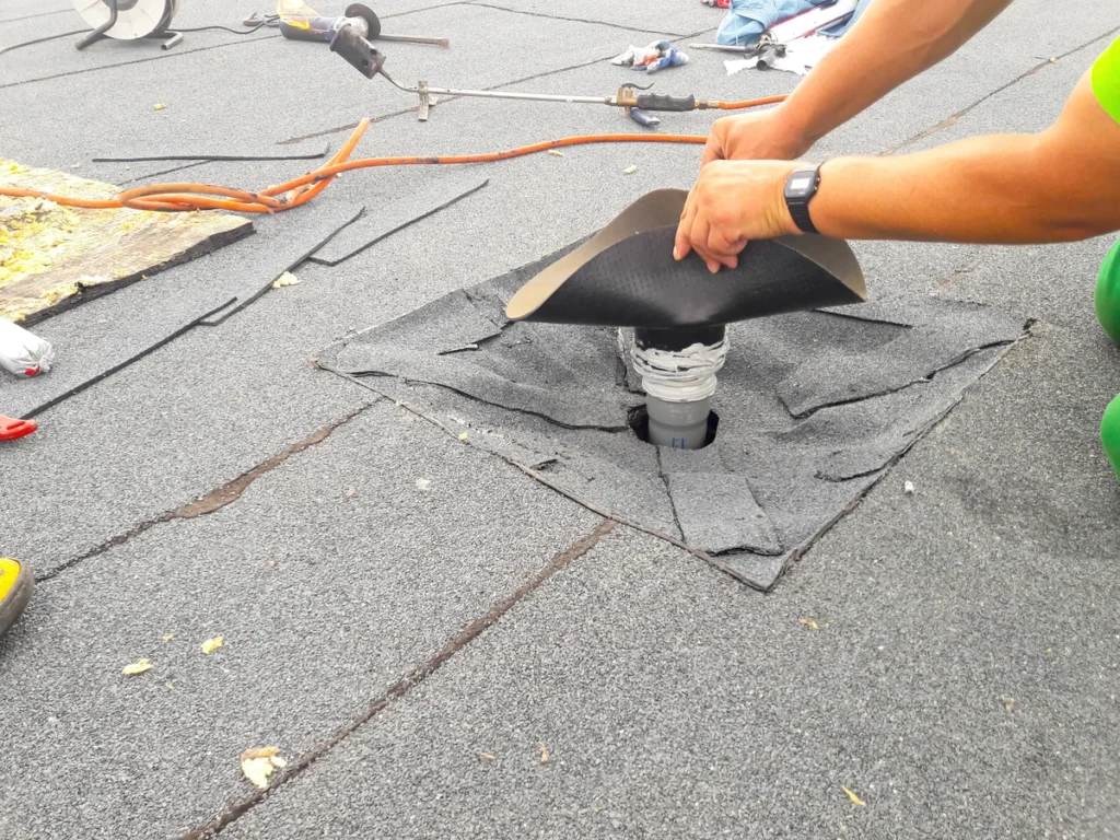 commercial roof leak