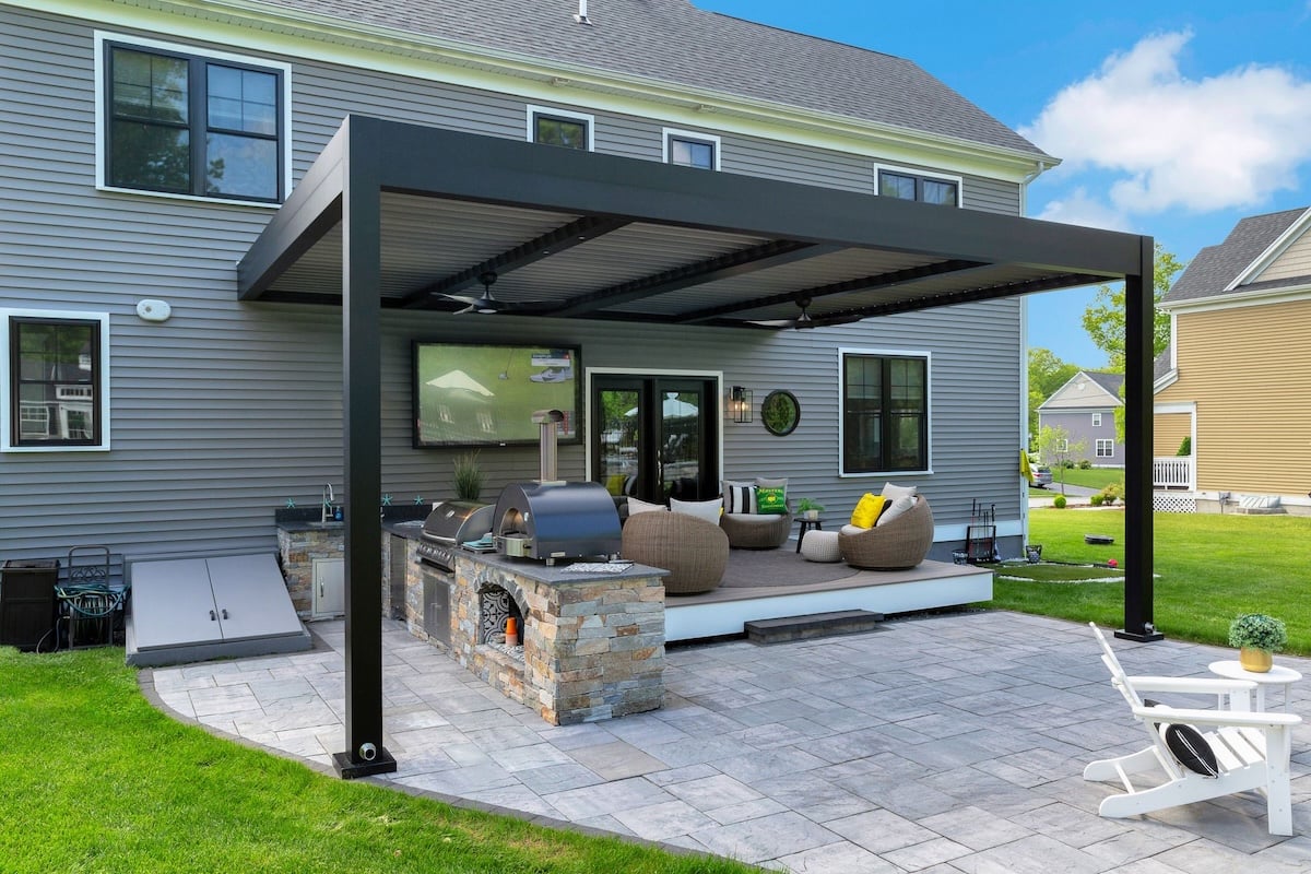 roof on pergola