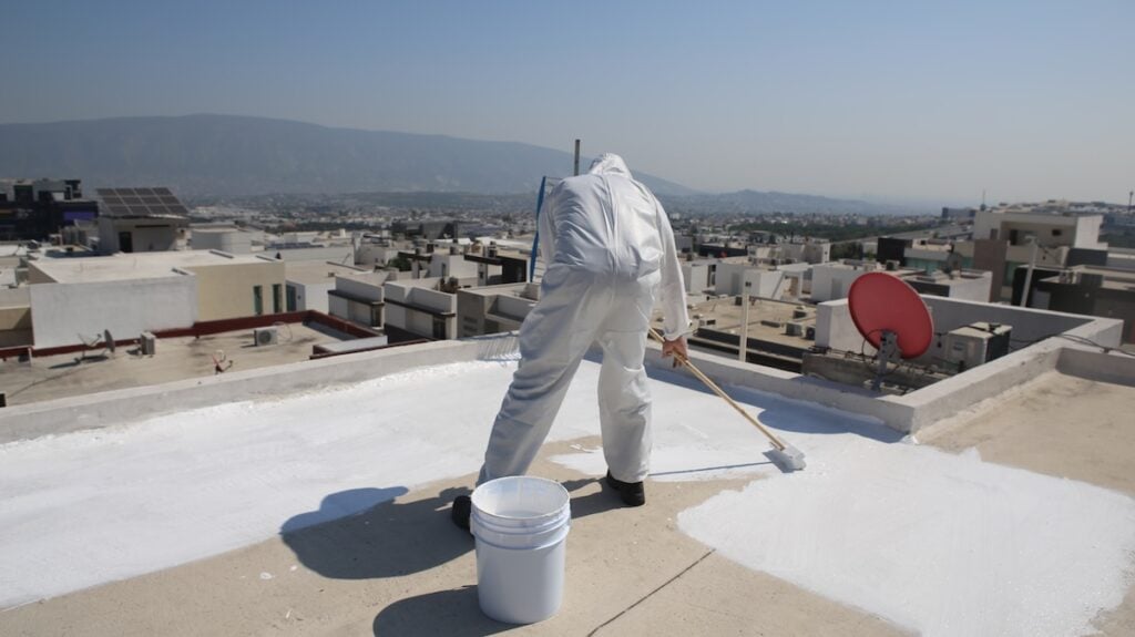 Roof Coating Installation