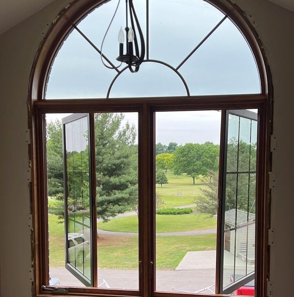 first american window arched interior