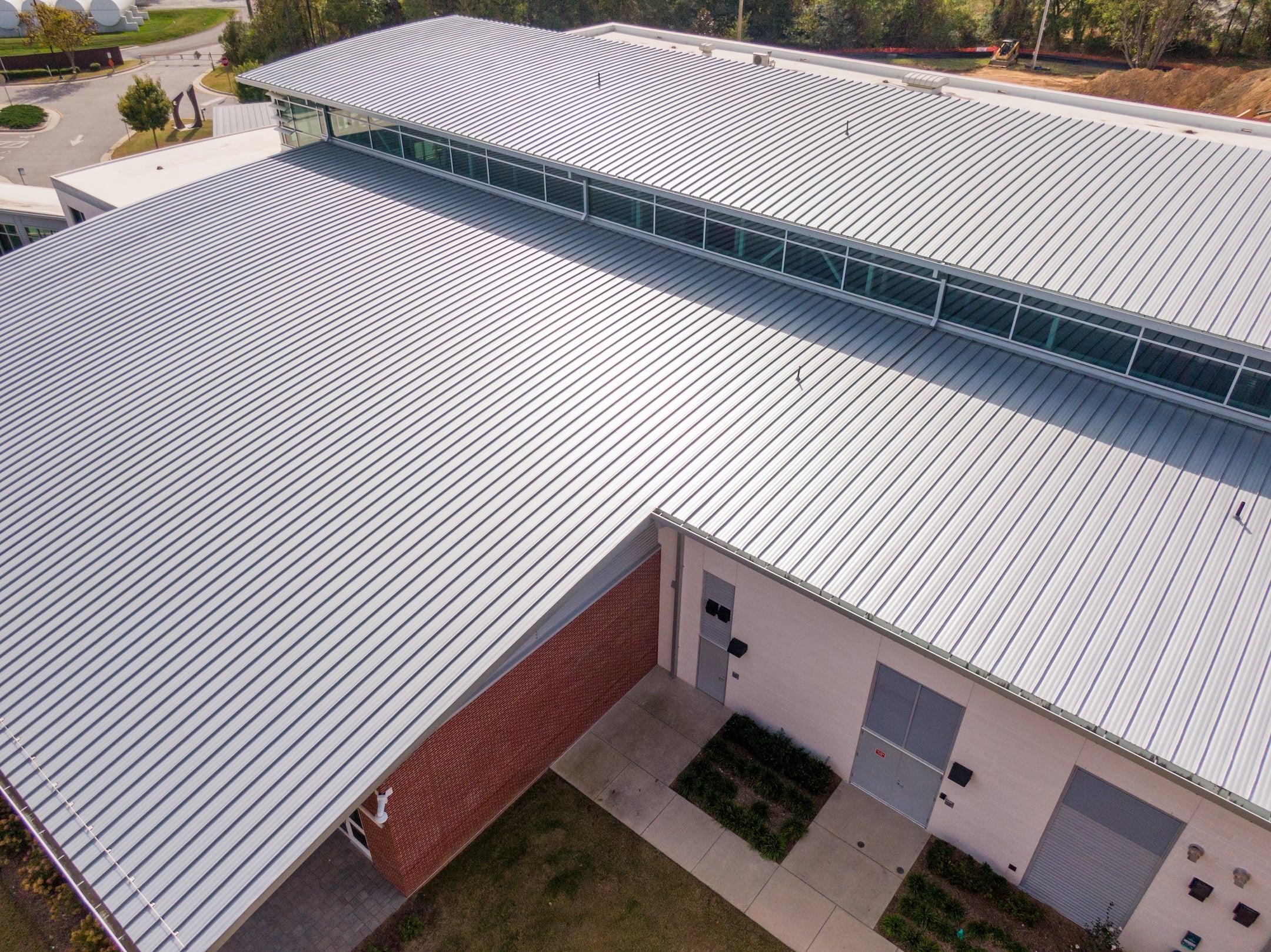 Low slope commercial roof