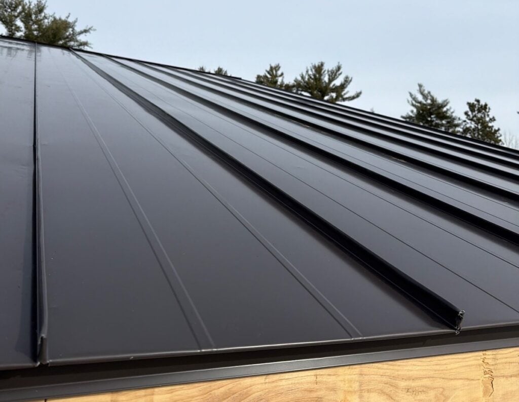 Low slope commercial roof