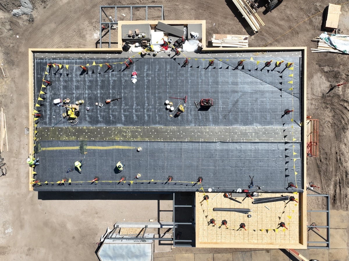 First american flat roof