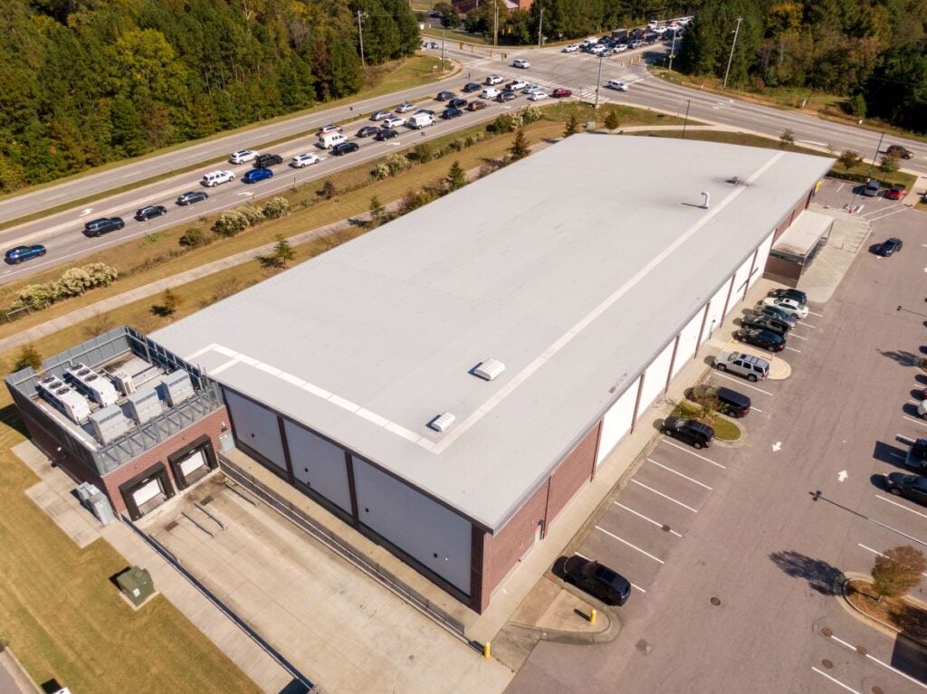 what types of commercial roofing systems are used in winona wi low slope building